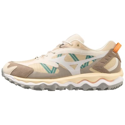 Zapatillas Mizuno WAVE Mujin TL GTX Mujer - Beige / Blancos - Chile M641BIJLKZ